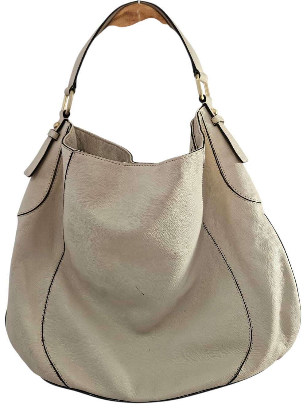 Talbots Classic Cream Tote Handbag - Women Bags